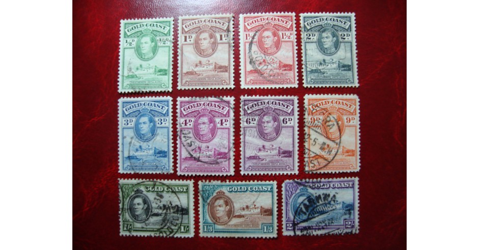 GOLD COAST 1938 GEORGE VI 11V/13V | arhiva Okazii.ro