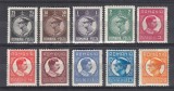 ROMANIA 1932 LP 96 REGELE CAROL II UZUALE FILIGRAN CC SERIE STARE MNH