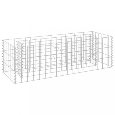 Strat Inălțat Gabion 90 x 30 x 30 cm Oțel Galvanizat 145629 foto