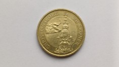 Danemarca-20 Kroner 2003-Turnul Palatului Christiansborg foto