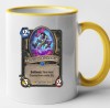 Cana maner galben personalizata HearthStone - Ghoulish Alchemist, INOVATIX&reg;. 330ml, Oem