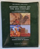 MODERN GREEK ART THE 20th CENTURY , PAINTING , ENGRAVING AND SCULPTURE by HARIS KAMBOURIDIS and GEORGE LEVOUNIS , 1999 , PREZINTA URME DE UZURA