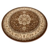 Covor Royal Adr cerc model 521 maro, cerc 200 cm, Rotund, Polipropilena