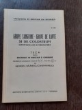 GRUPE SANGUINE-GRUPE DE LAPTE SI DE COLOSTRUM - GEORGETA BALANESCU CONSTANTINESCU (TEZA DE DOCTORAT, CU DEDICATIE)