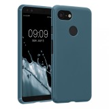 Husa Kwmobile pentru Google Pixel 3, Silicon, Albastru, 45967.202, Carcasa