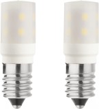 Set de 2 becuri pentru figider Noobibaba, LED, alb/argintiu, 20 x 54 mm