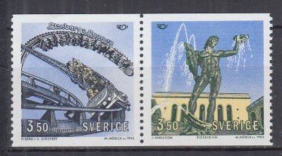 SUEDIA 1993 ARTA SERIE MNH foto