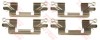 Set accesorii, placute frana NISSAN NAVARA platou / sasiu (D40) (2008 - 2016) TRW PFK606