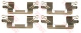 Set accesorii, placute frana MITSUBISHI L 200 (KB, KA) (2004 - 2016) TRW PFK606