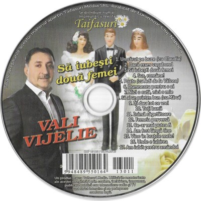 CD Vali Vijelie &amp;lrm;&amp;ndash; Să Iubești Două Femei revista Taifasuri foto