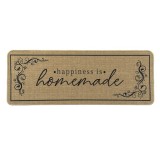 Covoras de Bucatarie Bej &quot;Happiness is Homemade&quot; 120x45cm, Oem