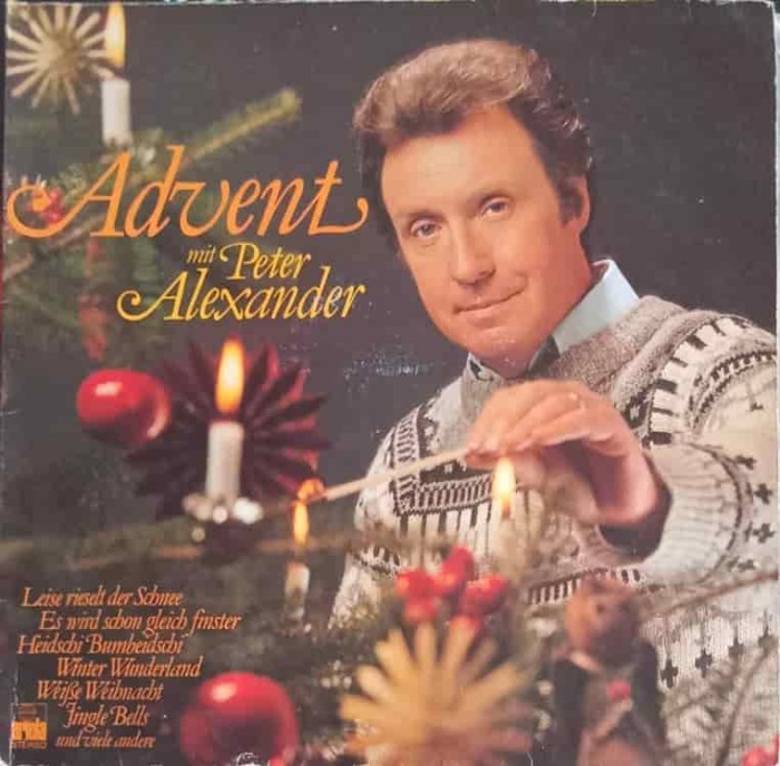 Disc vinil, LP. Advent Mit Peter Alexander-PETER LEXANDER-256582