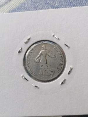 Franta. 50 centimes 1909 Argint. foto