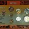 Africa de sud - set monetar personalizat 5 10 20 50 cent + 1 2 5 rand 2008- 2010 necirculate - superba colectie sau de oferit cadou - in capsule
