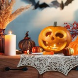 Decoratiune de Halloween - suport paianjeni - argintiu - O37 cm - plastic