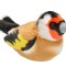 Pasare jucarie cu sunet Sticlete - EUROPEAN GOLDFINCH