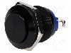 Intrerupator anti-vandalism, OFF-(ON), &Oslash;19mm, ONPOW - GQ19H-10/A