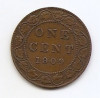 Canada 1 Cent 1909 - Edward VII, Bronz, 25.4 mm KM-8, America de Nord