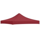 Acoperis pentru cort de petrecere, visiniu, 3x3 m, 270 g/m&sup2;