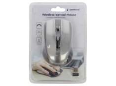 Mouse optic wireless USB, gri, 10m