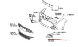 Grila bara Toyota Corolla (E210), 2023-, montare fata, dreapta, OE, 52030-02420