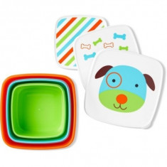 Set cutii pentru pranz Zoo Catel, 3 bucati, Skip Hop