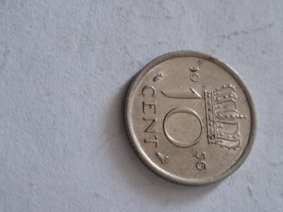 10 cent 1956 olanda foto