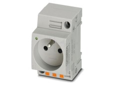 Conector Alimentare AC 16A 3 pini Soclu Mamă PHOENIX CONTACT 0804022 pentru Șină DIN