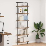 VidaXL Raft pentru cărți Lemn vechi 60 x 24 x 203 cm Lemn compozit