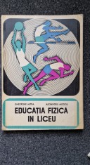 EDUCATIA FIZICA IN LICEU - Mitra, Mogos foto