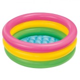 Cumpara ieftin Piscina gonflabila Soda Summer pentru copii, baza gonflabila, moale, multicolor, 114x25 cm