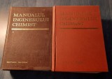 Manualul inginerului chimist 2 volume 1972 vol.1 1973 vol. 2