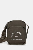 Karl Lagerfeld borseta K/RSG barbati, culoarea verde, A2M30158