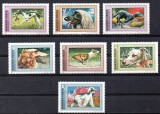 C2899 Ungaria 1972 - Caini serie 7v.nestampilate MNH