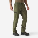 Pantalon 100 Stepă regular Verde Bărbați, Solognac