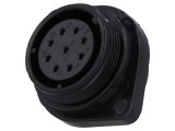 Conector circular mamă 9 pini IP68 5A - WEIPU SP2113/S9-1N