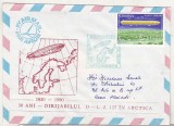 Bnk fil Plic ocazional Dirijabilul D-LZ 127 in Arctica - 50 ani - Calarasi 1980