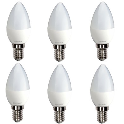 Set 6 Becuri cu led 4W E14 Lumina calda LF 3042 foto