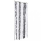 Cumpara ieftin Perdea pentru insecte, gri si alb, 90x220 cm, Chenille