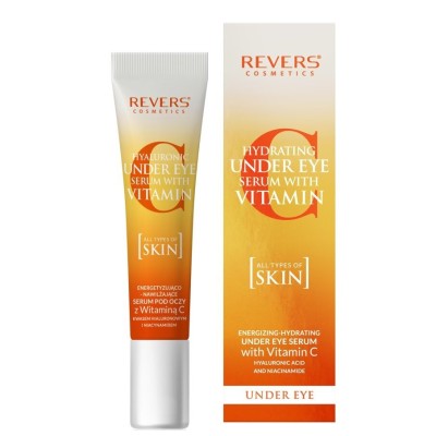 Ser pentru ochi cu Vitamina C, acid hialuronic si niacinamidă, Revers, 15ml foto