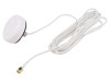 Antenă 2J WiFi Bluetooth ZigBee cu șurub, Cablu 3m, Conector RP-SMA Tătă, Albă