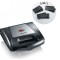 Sandwich-maker Severin SA 2968, functie 3 in 1 (sandwich, gratar, vafe) 1000W, Negru - RESIGILAT