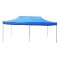Cort tip pavilion, 3x6 m, fara pereti laterali, pliabil, poliester impermeabil, albastru