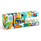 Puzzle galerie 100 piese Jungla Djeco