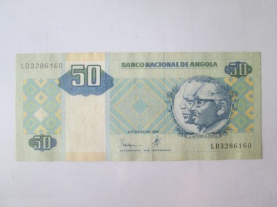 Angola 50 Kwanzas 1999 stare buna/f.buna foto