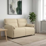 vidaXL Canapea 100% poliester, cadru din metal, MDF, placaj 42033904