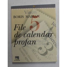 BORIS MARIAN - FILE DE CALENDAR PROFAN , 2007