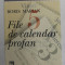 BORIS MARIAN - FILE DE CALENDAR PROFAN , 2007