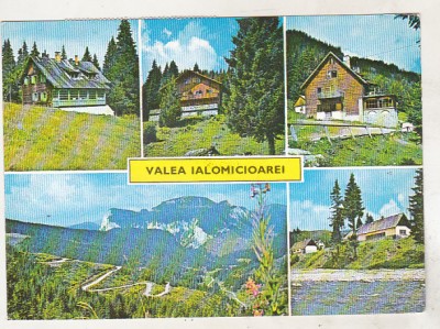 bnk cp Valea Ialomicioarei - Vedere - circulata - marca fixa foto