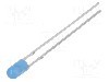 Dioda LED, 3mm, albastru, 1,5...1,9lm, 30mA, 2,8...3,6V, OPTOSUPPLY - OSB5DL3E34B